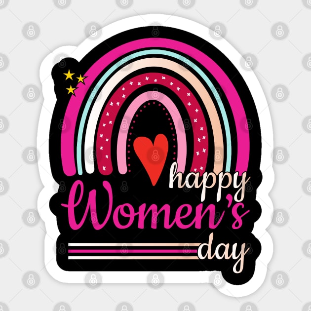 Happy Women's Day Cute 8TH March Sticker by FabulousDesigns